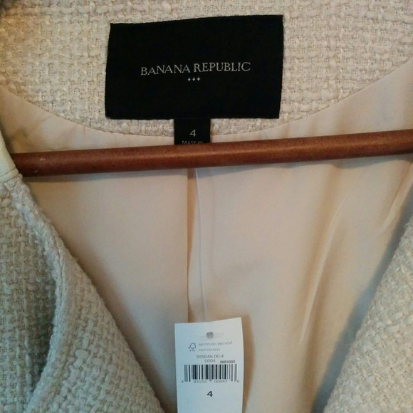 NWT Banana Republic Factory Moto Jacket, Size 4 - Picture 5 of 7